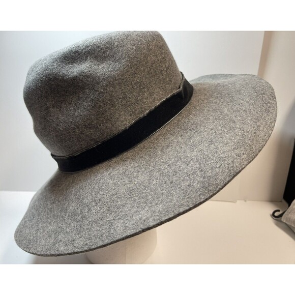 Rag & Bone Zoe Wool Fedora In Gray Sz S New - Picture 5 of 10